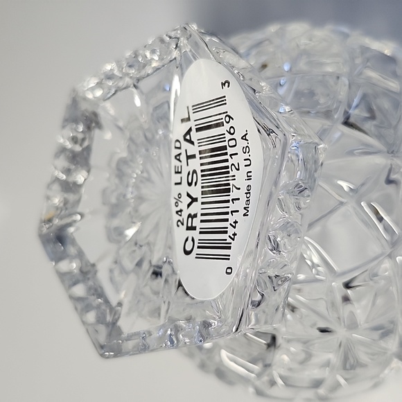 NWT Crystal candle holders made in USA - Picture 3 of 5